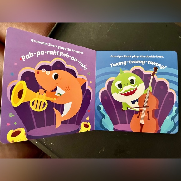 Baby Shark: Baby Shark and the Family Orchestra - Board book By Pinkfong - Picture 2 of 4